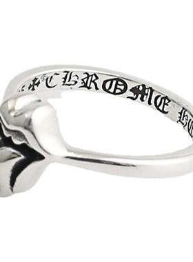 手工纯银朋克指环男女款情侣