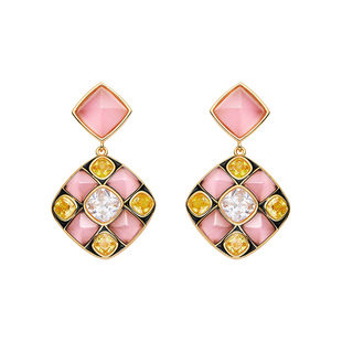 [甄选5折]NanaJacqueline明星同款甜品系列方糖吊坠耳环糖塔耳饰