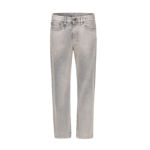 R13 BOYFRIEND 低腰修身直筒版型淡紫色男友风纯棉牛仔裤女