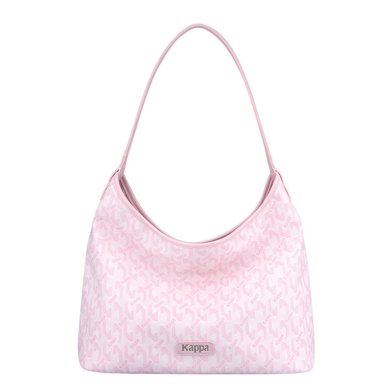 Kappa卡帕 2025新款托特包女老花腋下包通勤HOBO包大容量单肩包