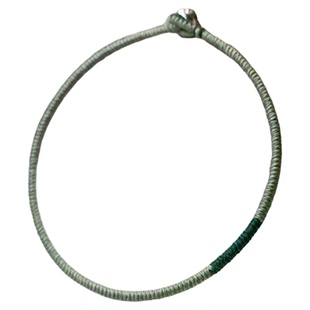 岁颜 蜡绳手工编织藏式红绳金刚结马年护身绿手绳补木财源细手链