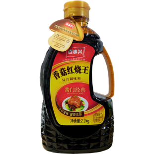 百事兴酱门经典香菇红烧王酱油2.2kg 家用红烧炖肉上色老抽大桶装