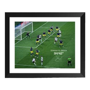 世界杯德国队克罗斯绝杀瑞典纪念相框 德国球迷礼物相框照片摆件