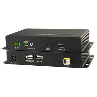 鹏迪 hdmi光端机 usb高清光线延长器广播级1路USB光端机同轴高清非压缩无损hdmi光纤延长器LED屏投影视频会议
