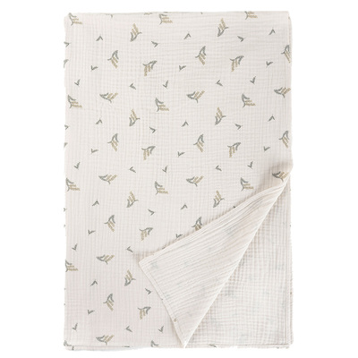 双层纱四季多用盖毯浴巾