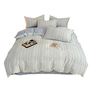 A类纯棉三层纱被套单件100全棉学生宿舍被单套150x200x230cm被罩