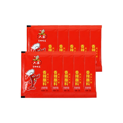 六婆辣椒面香辣蘸料2g独立小袋