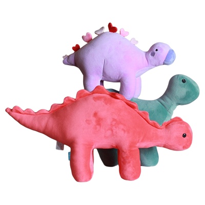 曼哈顿羽绒棉超软剑龙恐龙毛绒玩