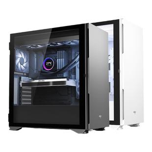 爱国者YOGO K1机箱电脑台式主机大E-ATX白色中塔侧透明360水冷diy