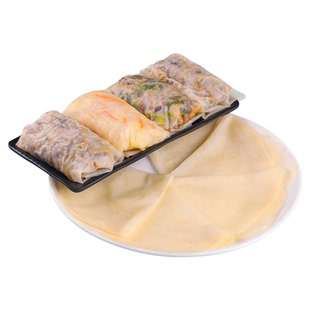 榆林镇筋饼纯手工烫面春饼皮薄饼烤鸭卷饼皮东北特产风味水晶筋饼