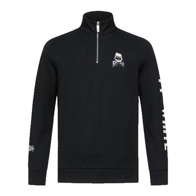 PP轻奢高端品牌pleikpholppe春季新款时尚潮流烫钻立领男士卫衣