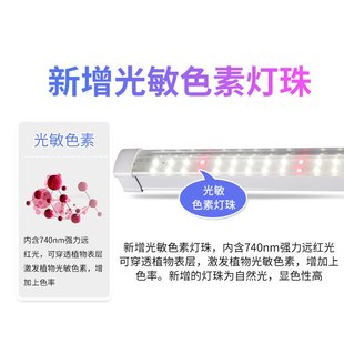 T5植物生长灯LED全多照明灯生长植物肉光谱灯管补专用30w光灯