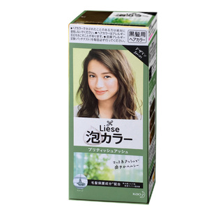 日本原装KAO花王泡沫染发剂 纯植物染发膏不伤发冷棕色亚麻奶茶色