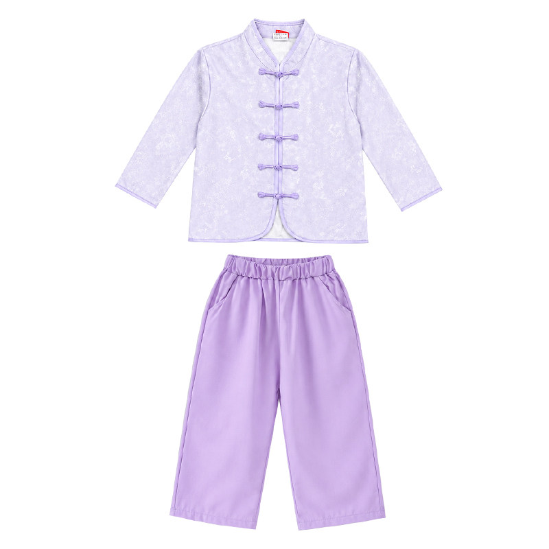 儿童演出服啦啦队汉服中国风运动会服装小学生班服幼儿园合唱服装