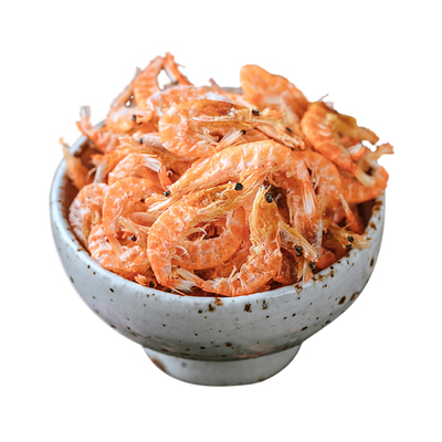 野生南极磷虾宝宝婴儿孕妇补钙淡干虾皮海米干货无非特级不咸即食