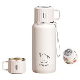 316L保温杯女高颜值水杯大容量吸管直饮水壶茶水分离泡茶杯子男