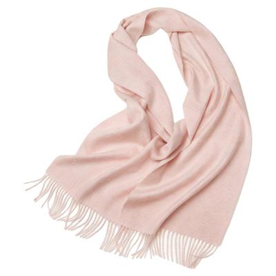 定制刺绣logo情侣羊绒围巾礼盒装