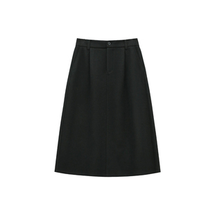 郑买买 长句诗 2025秋冬季新款显瘦百搭宽松巨好看的毛呢半裙女款