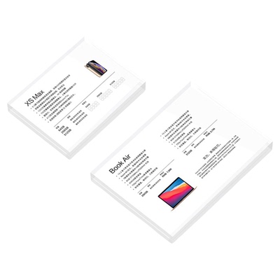 手机价格台签标签适用苹果亚克力透明A6\A5平面价格牌台牌不带标