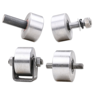 重型实心垃圾车滑轮平轮/铁轮槽轮轨道轮/工字钢方钢大门平移门轮