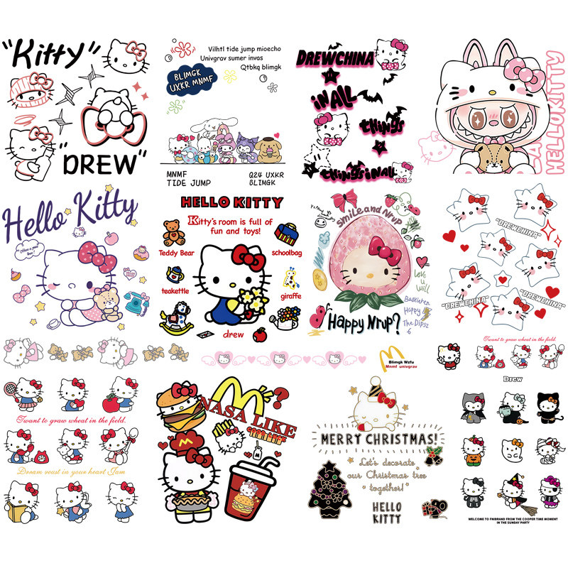 烫画集中营 Hellokitt布贴