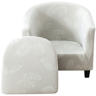 2025半圆单人沙发套罩全包分体弧形u型儿童小圈椅盖布巾单个独立