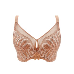 杰奎琳文胸JA2484无痕软钢圈轻氧透气花瓣杯超薄丰满大胸内衣女