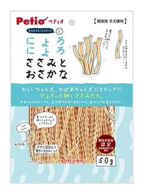 日本Petio波纹鸡肉切丝软骨小鱼