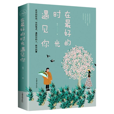 在最好的时光遇见你正版书籍雨彤著青春校园恋爱正能量文学言情小说一本洗涤心灵遇见爱情的书女性励志书籍我在等风也在等你青春期
