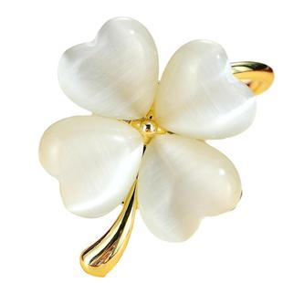 四叶草丝巾扣多功能小方巾扣环2025新款高端飘带大衣腰带打结扣女