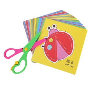 剪纸儿童手工幼儿园专用3-6岁2宝宝入门男孩女孩制作材料动物剪纸