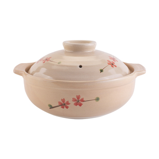 日式土锅砂锅家用燃气煲汤锅炖锅耐高温土豆粉米线煤气灶款大容量