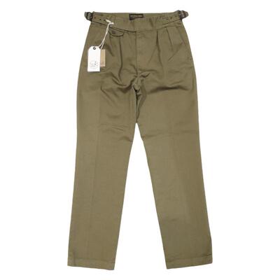 中腰休闲复古EHS长裤意大利制造