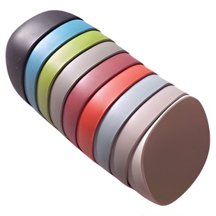 自营桔子Kerr宝宝餐具儿童糖果色彩色小碗饭辅食分餐碗200ml发票