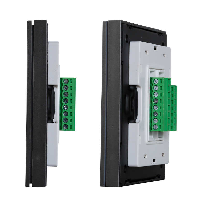 86型智能家居12V弱电干接点485智能酒店客控系统RCU主机开关面板