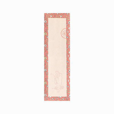 禅意花边菩提蜡染笺书法作品纸