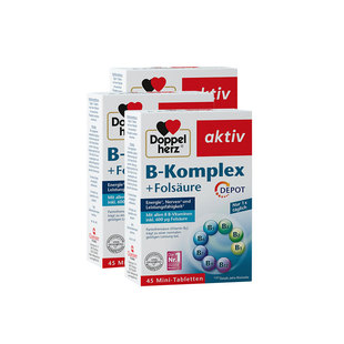【自营】德国进口双心多种vb族复合维生素片男女士代谢官方正品*3