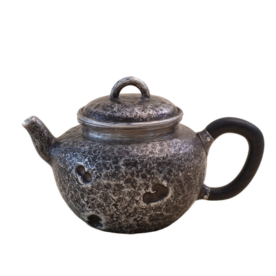 纯银时代手工一人饮纯银泡茶壶