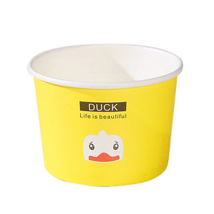 95冰激凌杯一次性冰淇淋纸杯大号蛋糕碗雪糕杯纸碗炒酸奶碗100套