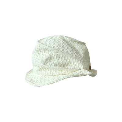 日系小众暗黑褶皱渔夫帽女秋季