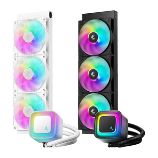 九州风神360水冷冰果台式机电脑一体式CPU散热器ARGB神光同步白色