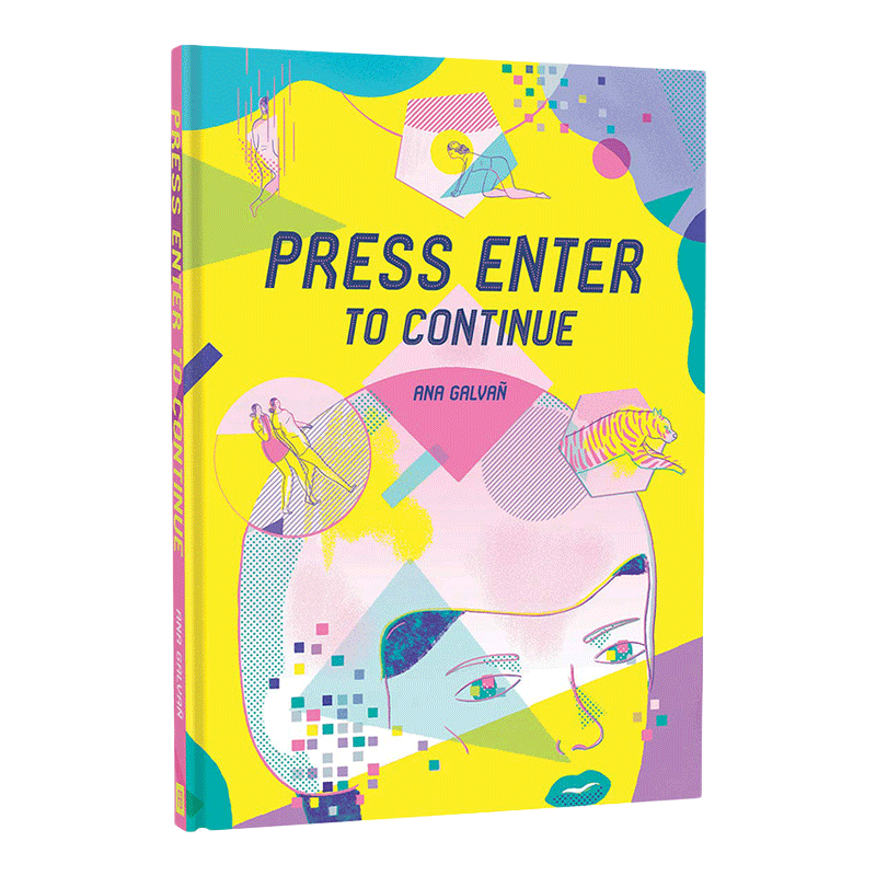 英文原版 Press Enter to Continue 按Enter以继续 漫画小说 漫画家Ana Galvan 英文版 进口英语原版书籍