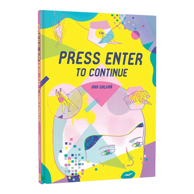英文原版 Press Enter to Continue 按Enter以继续 漫画小说 漫画家Ana Galvan 英文版 进口英语原版书籍