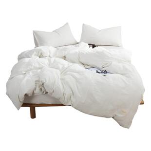 定做国外尺寸kingsize四件套被套248床单款Queen全棉色织水洗套件