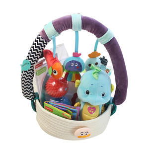 高端宝宝出生礼品益智安抚婴儿玩具礼盒费儿雪满月百天新生见面礼