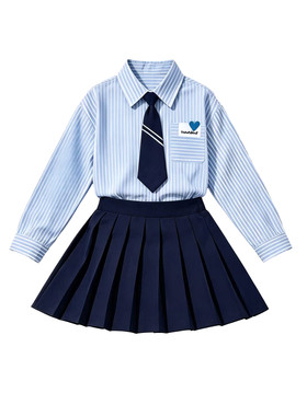 英伦风小学生演出班服马甲三件套