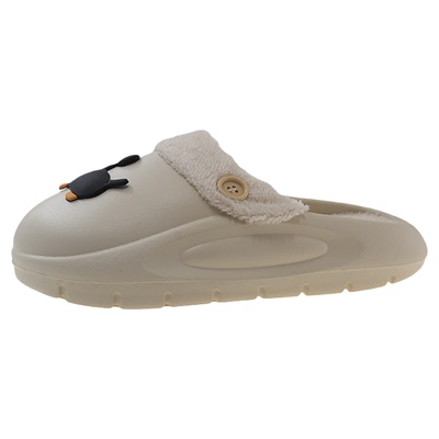 可爱腊肠狗防水棉拖鞋