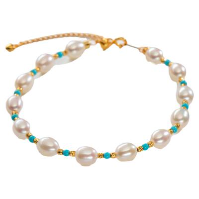 南珠宫淡水珍珠蓝松石