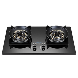 防干烧燃气灶全自动关火天然气双灶煤气灶防干烧定时70%热效率