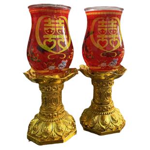 结婚蜡烛洞房花烛婚礼喜字蜡烛1对福字龙凤喜烛结婚庆房百年好合